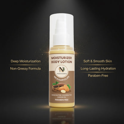 Nexusario Life | Deep Hydration Body Lotion | With Mango & Cocoa Butter (50ml)