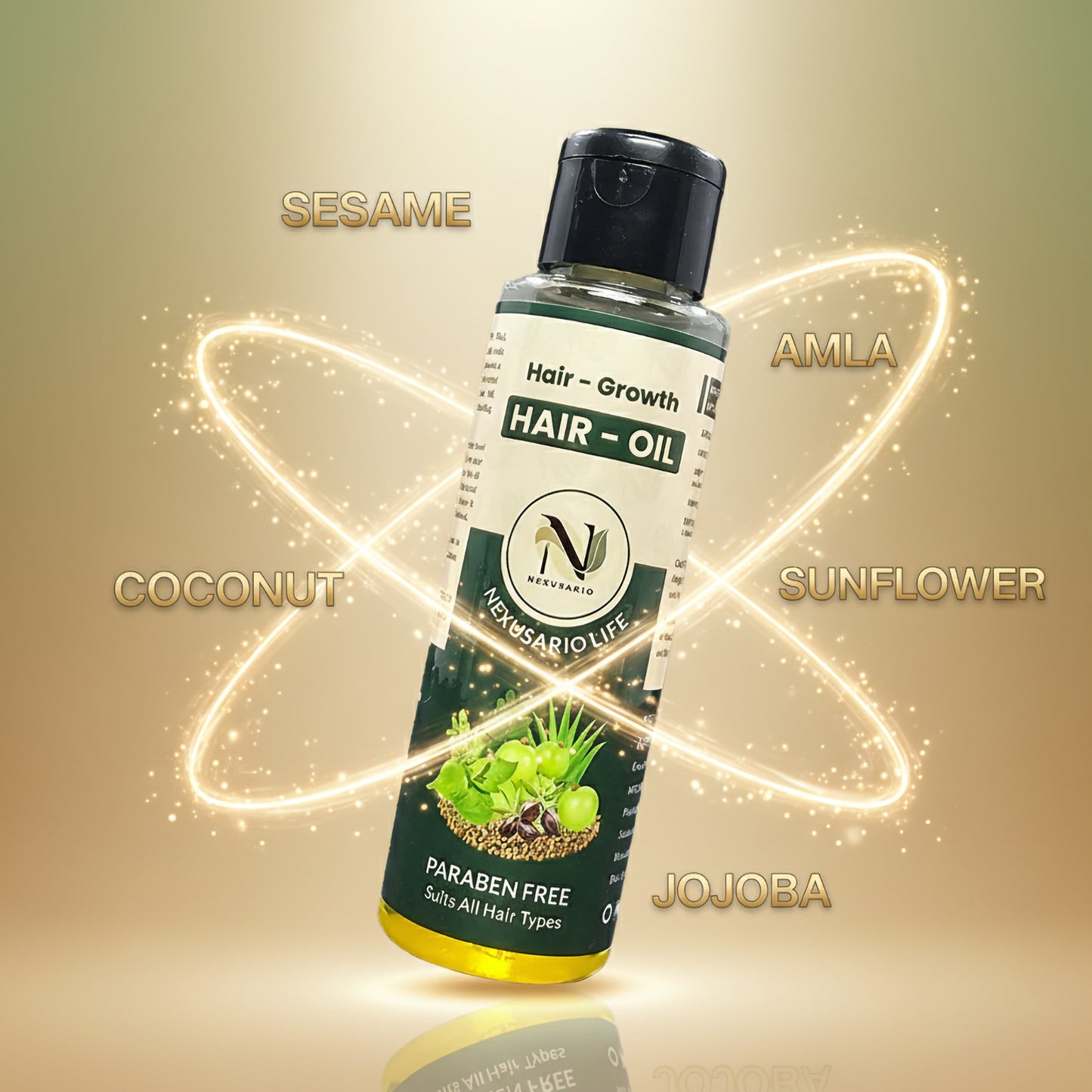Nexusario Life | Advanced Hair Growth & Fall Control Oil (100ml)