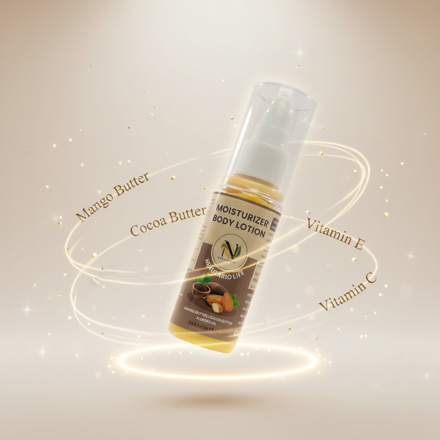 Nexusario Life | Deep Hydration Body Lotion | With Mango & Cocoa Butter (50ml)