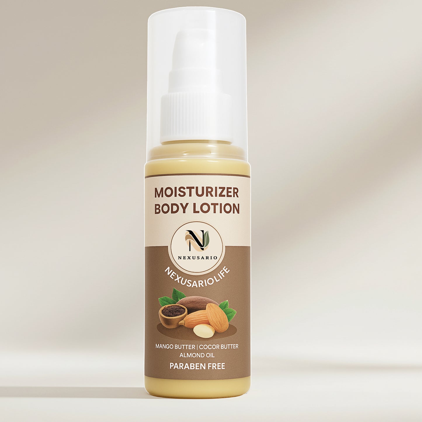 Nexusario Life | Deep Hydration Body Lotion | With Mango & Cocoa Butter (50ml)