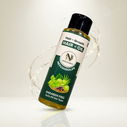 Nexusario Life | Advanced Hair Growth & Fall Control Oil (100ml)